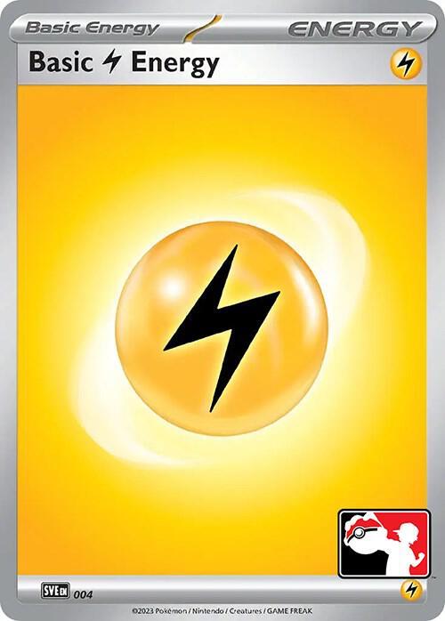 Scarlet & Violet Energy Basic Lightning Energy [Prize-Pack] Pokémon card